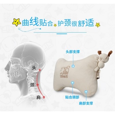 爱车屋汽车头枕护颈枕车内靠枕可爱卡通车载枕头车用驾驶颈椎用品图4