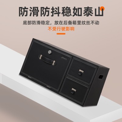 车载后备箱储物箱 定购汽车收纳箱储物箱车内装饰用品车载储物盒图2