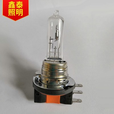 跨境汽车前照车灯批发H15高尔夫车灯12V15 55W卤素灯24V20 60W