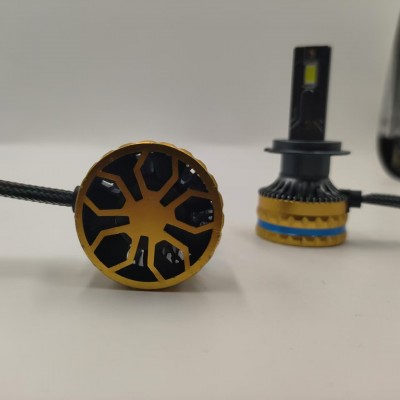 跨境汽车LED大灯高功率双铜管H7 150W H11防雾前照灯led head ligh图2
