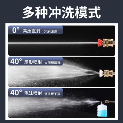 无线洗车水枪神器冲洗高压强力水抢洗车机车用家用菜园花园水枪图3