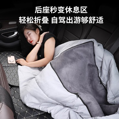 汽车后排睡垫可折叠便携式后座单人旅行床垫轿车SUV车载旅行床图2