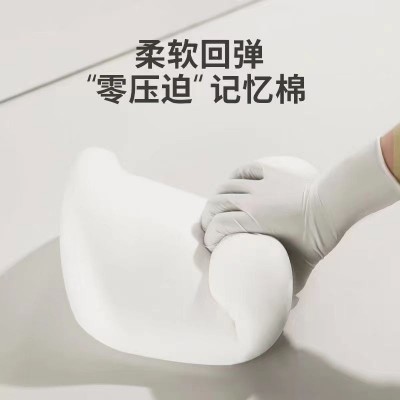 跨境工厂直销汽车头枕记忆棉车载护颈枕靠枕汽车腰靠车用枕头代发图2