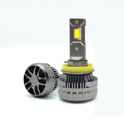 led车灯三色汽车led大灯4300K汽车led灯泡h4汽车前大灯h11前照灯图5