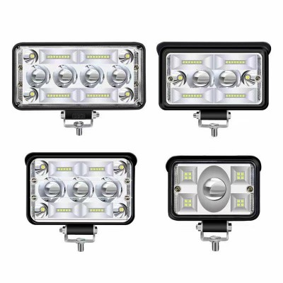 跨境 12V24V汽车led射灯货车越野车灯倒车聚光散光一体激光炮雾灯图5
