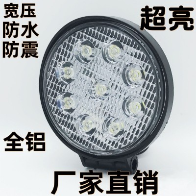 9灯珠汽车led工作灯27W改装前照灯挖掘机工程改装车灯图2
