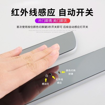 跨境供应适用于特斯拉model3Y磁感应LED迎宾踏板不锈钢汽车门槛条图3