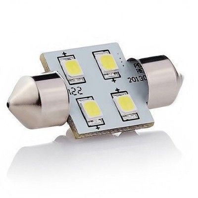 F供应2835双尖车灯C5W LED汽车阅读灯31/37/42MM车厢牌照灯车顶灯图3