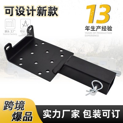 跨境厂家拖车绞盘支架2英寸接收器ATV/UTV安装板绞盘支架配件图2