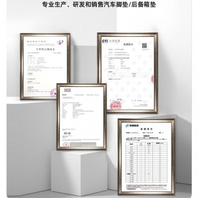定制灰色尼龙汽车平面脚垫高割低圈绒面脚垫欧美汽贸4s店汽车脚垫图3