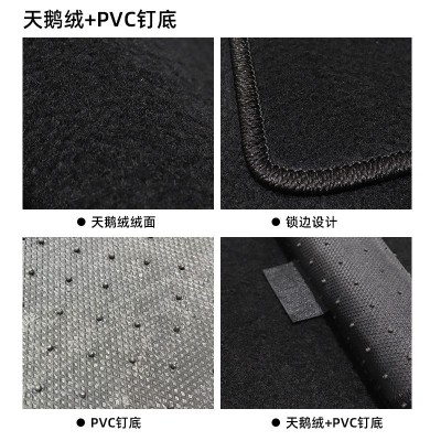 适用于零跑C11汽车脚垫耐脏耐磨烧毛底专车专用汽车地毯批发赠送图2