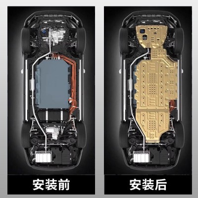 理想L7/L8/L9底盘护板铝镁合金发动机底盘下护板无损升级改装配件图4