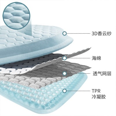汽车多功能坐垫夏季夏凉透气凝胶座垫四季通用蜂窝办公室冰凉垫图4
