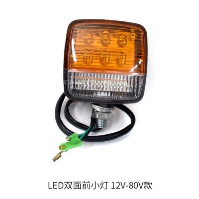 叉车转向灯LED双面小灯合力杭州通用型尾灯12-80V方形转向前小灯图2