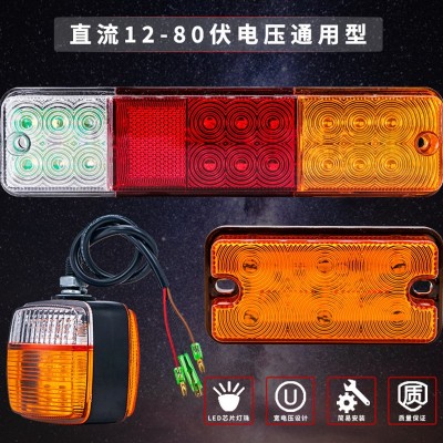 叉车转向灯LED双面小灯合力杭州通用型尾灯12-80V方形转向前小灯图3