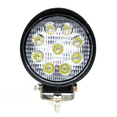 批发汽车LED工作灯27W圆形越野车射灯货车辅助灯卡车工作灯前照灯图5