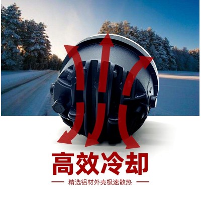 3.5寸汽车LED透镜双色雾灯越野车改装天使眼雾灯cob日行透镜大灯图2