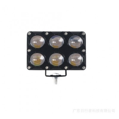 跨境热销新款摩托车射灯摩托车6LED前照大灯辅路灯大功率摩托车灯