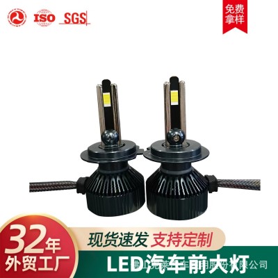 定制双热管汽车LED大灯大功率58W雾灯H3厂家批发汽车灯H1汽车大灯图3