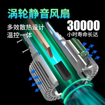 厂家直供h15车灯一体解码汽车前大灯前照灯高尔夫专用汽车led大灯图3