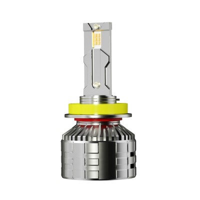 工厂热销65W双铜管led汽车大灯h7超亮H4强光h11通用一体汽车led灯图5
