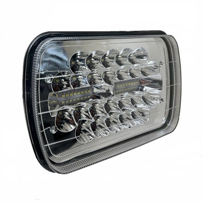 7英寸方型60W汽车LED工作灯远近光前照大灯越野车改装射灯图2