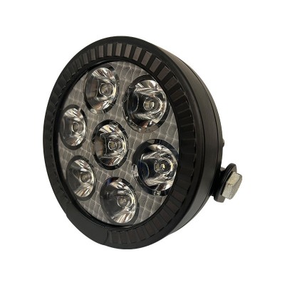 电动车led大灯外置摩托三轮车改装灯7珠强光超亮爆闪远近光12V-85图4